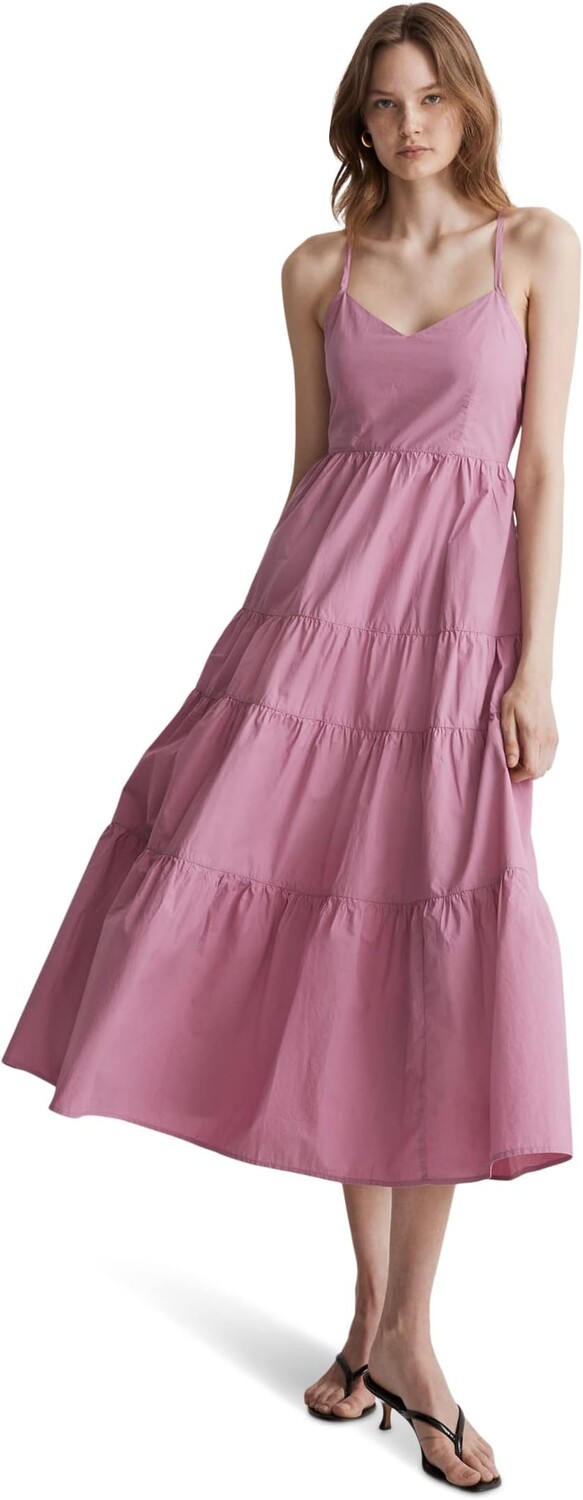 

Платье макси Sidonie из поплина Madewell, цвет Shaded Pink