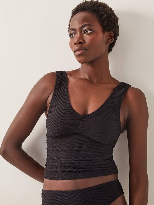 

Топ-танкини Alicia Textured Monsoon, Black