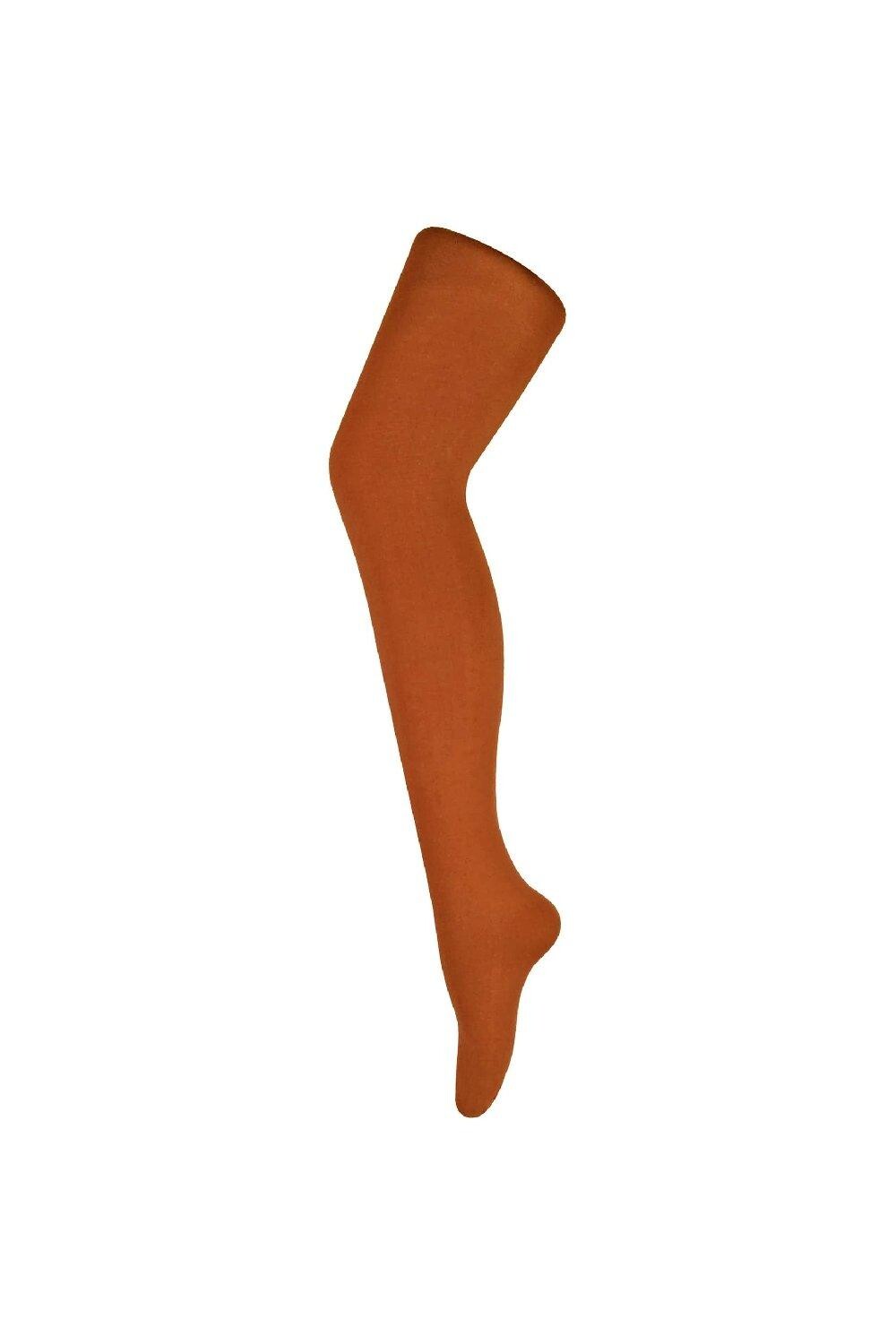 

Однотонные непрозрачные зимние модные колготки плотностью 80 ден Sock Snob, оранжевый