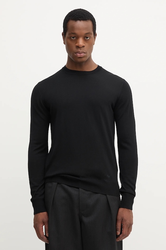 

Свитер Emporio Armani, черный