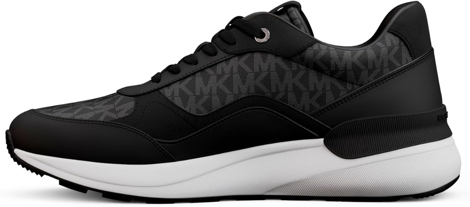Michael Kors мужские кроссовки Trevor Trainer, Black Signature — фото 3