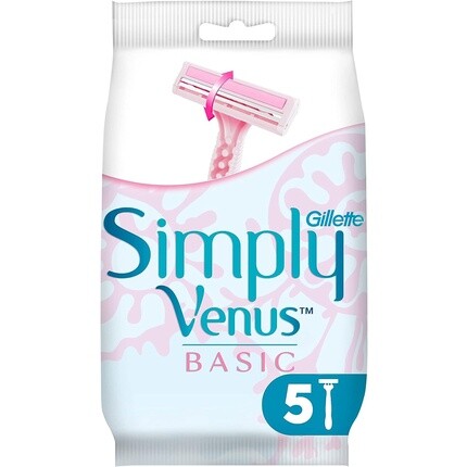 Женские одноразовые бритвы Simply Venus с 2 лезвиями — 5 шт., Gillette — фото 2