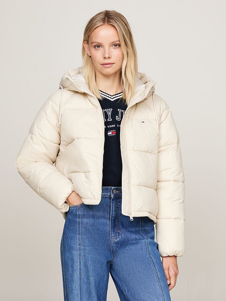 

Пуховик Tommy Hilfiger, кремовый
