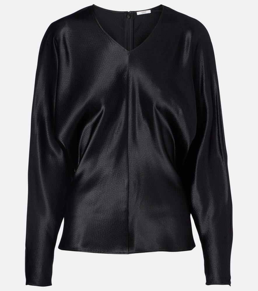 

Топ из сатина Gemma Fforme, Black