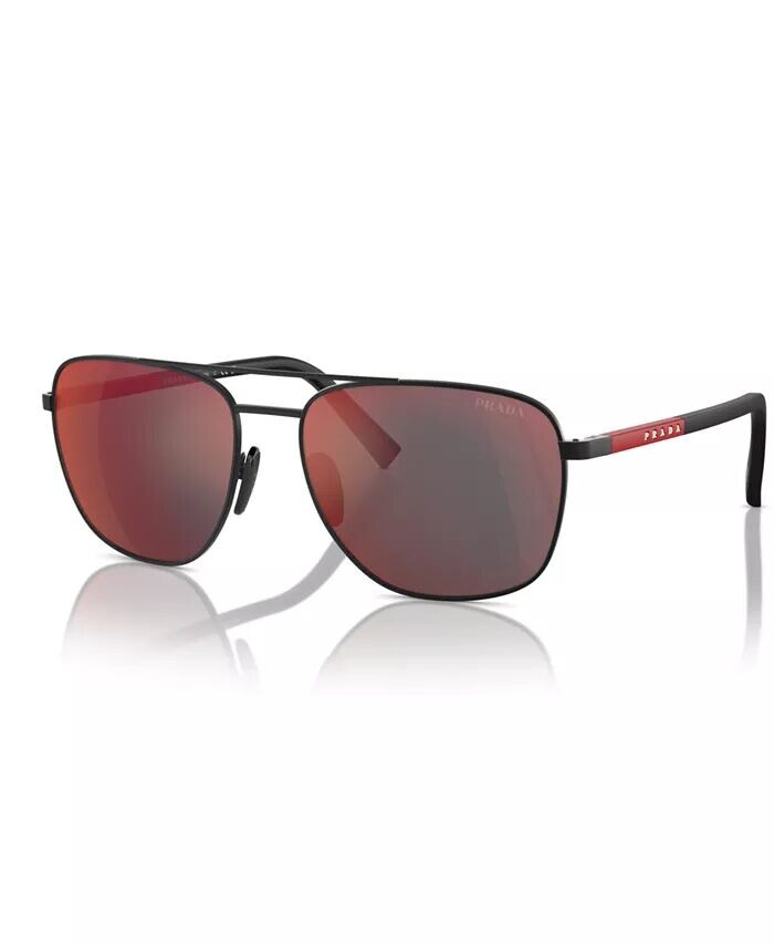 

Мужские солнцезащитные очки, PS 54ZS PRADA LINEA ROSSA, черный