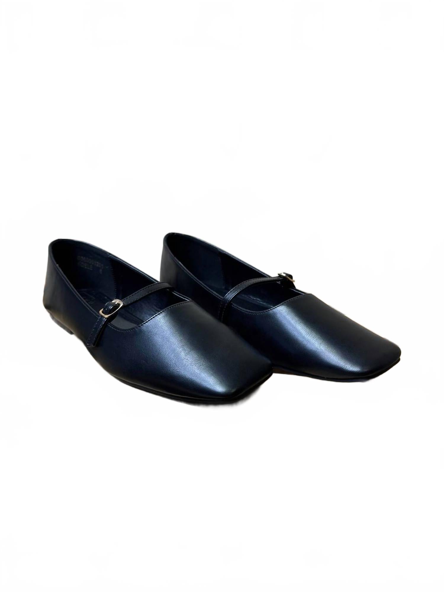 Женские балетки Adele в черном цвете SHU SHOP