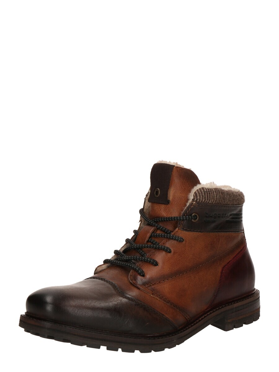 

Ботинки на шнуровке bugatti Lace-Up Boots Masat, цвет chestnut brown/dark brown