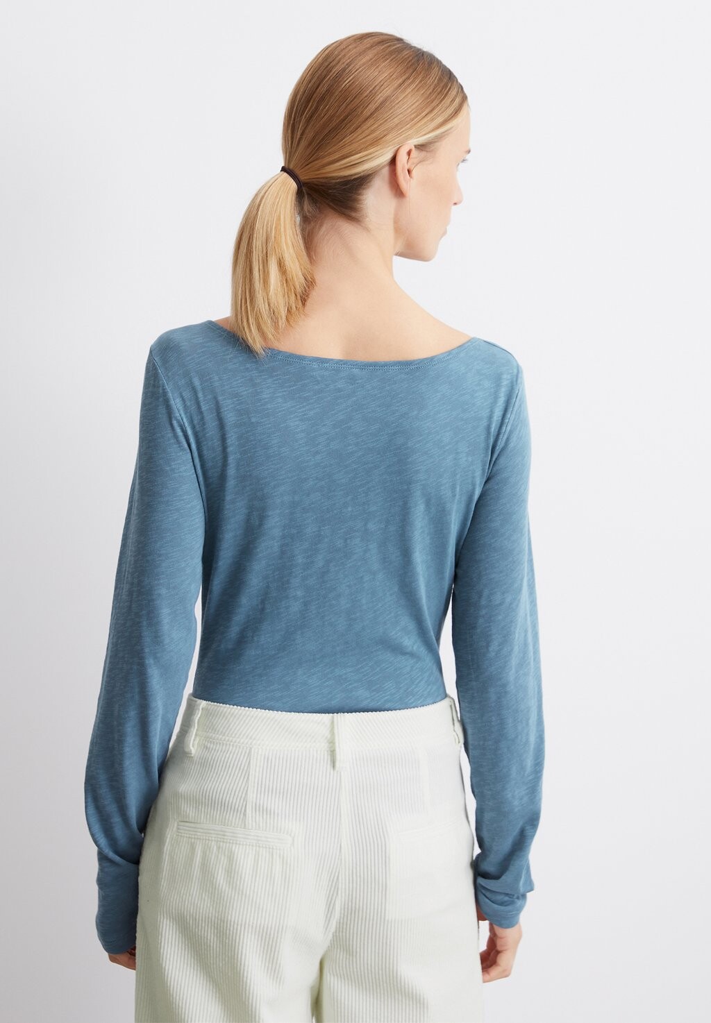 

Рубашка с длинным рукавом BOAT NECK Marc O'Polo, синий