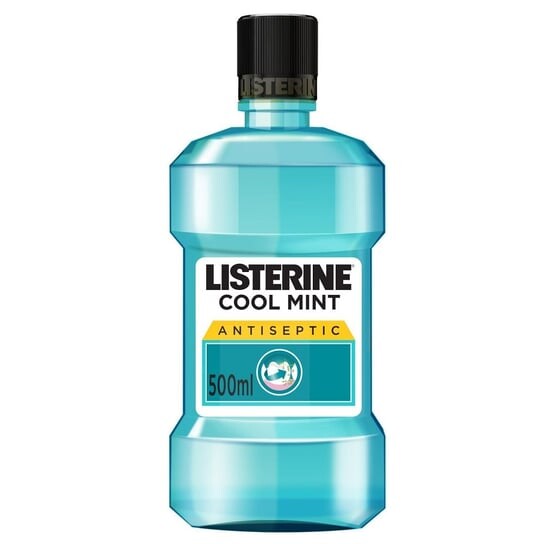 

Мятный антисептик для полоскания рта 500мл Listerine Cool