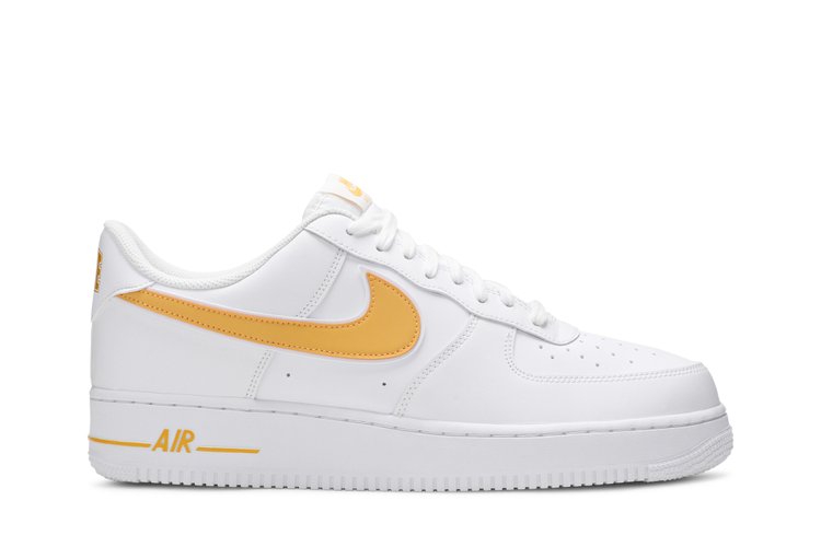 

Кроссовки Nike Air Force 1 Low '07 'University Gold', белый, Белый;серый, Кроссовки Nike Air Force 1 Low '07 'University Gold', белый