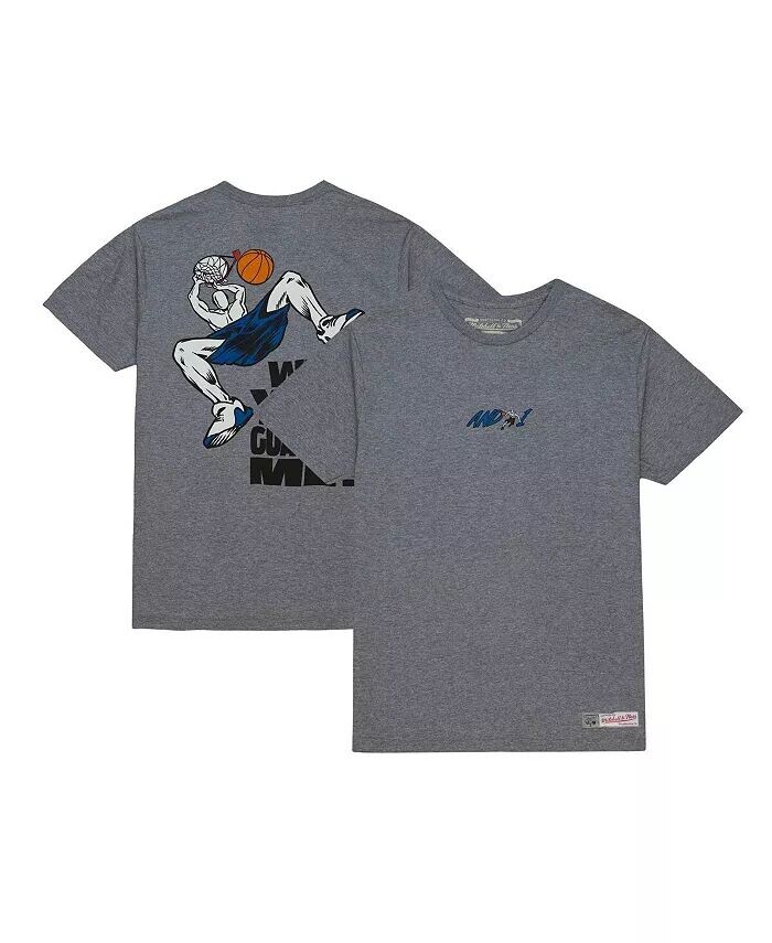 

Футболка мужская Heather Charcoal And 1 Guarding Me Mitchell & Ness