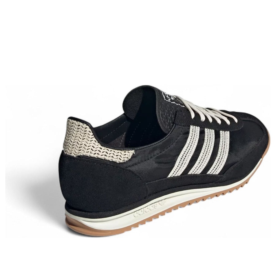 Кроссовки (WMNS) adidas SL 72 OG 'Black White', черный — фото 4
