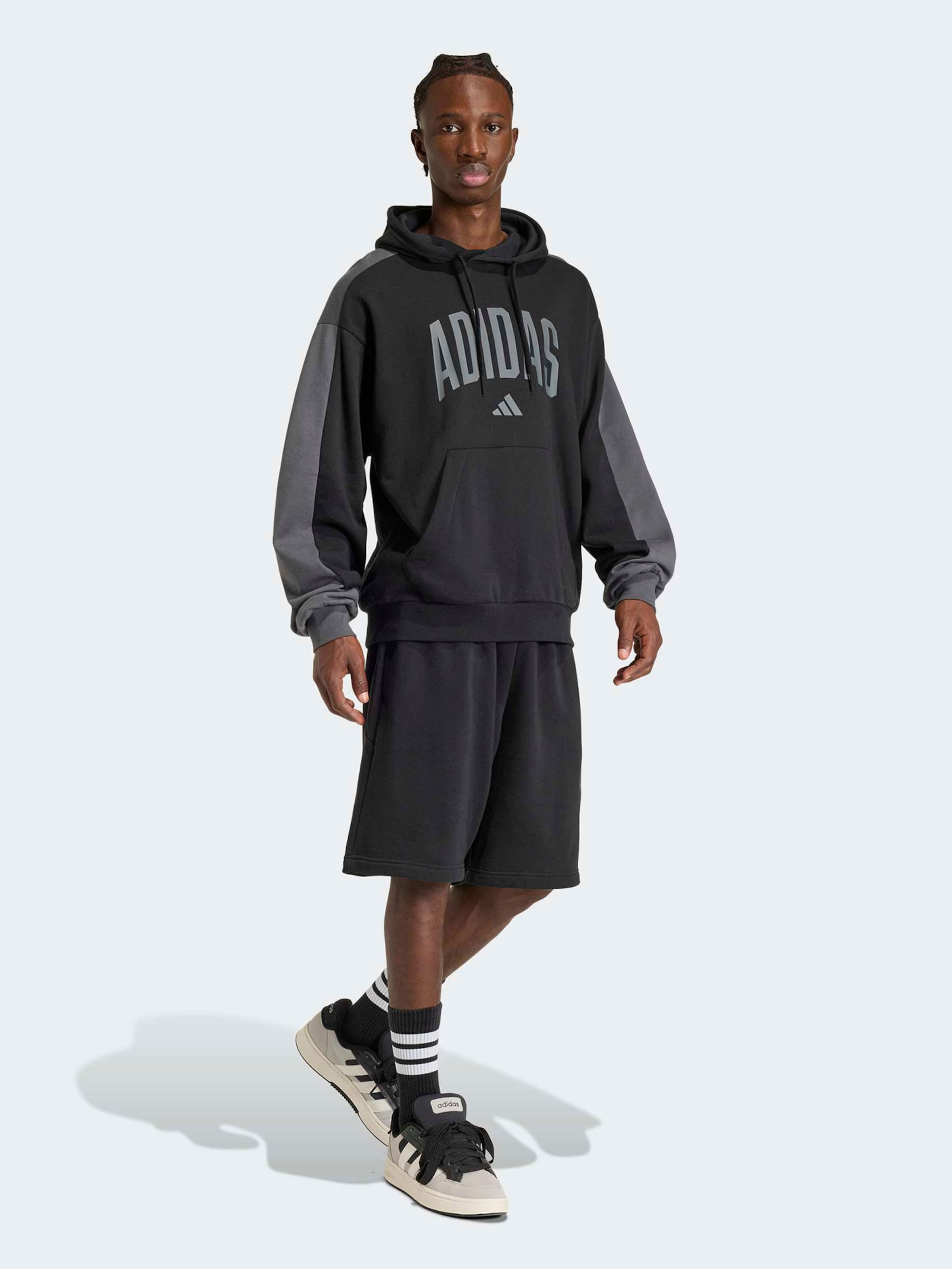 Adidas Sportswear Спортивный свитшот 'COLLEGIATE' в черном цвете — фото 2
