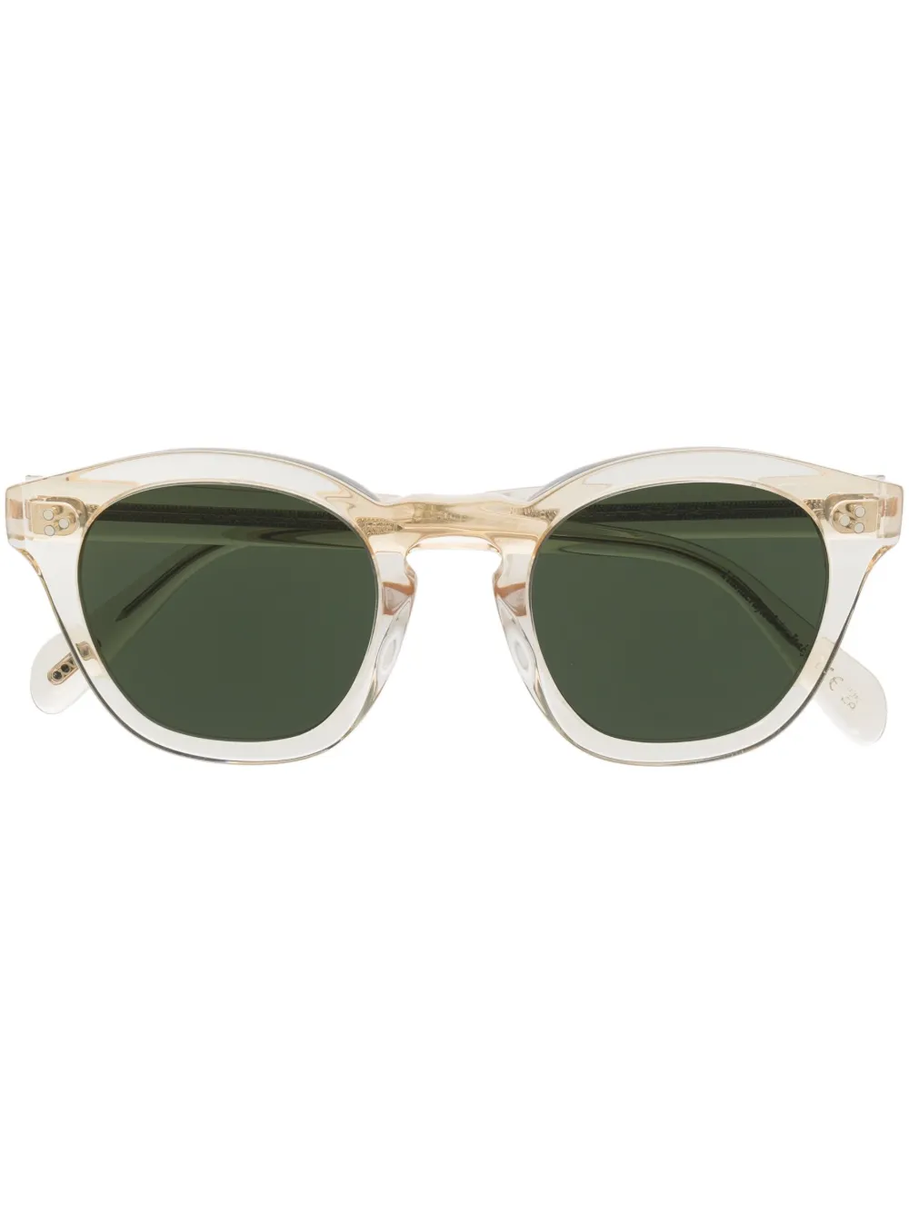 

Солнцезащитные очки в круглой оправе Oliver Peoples, нейтральный