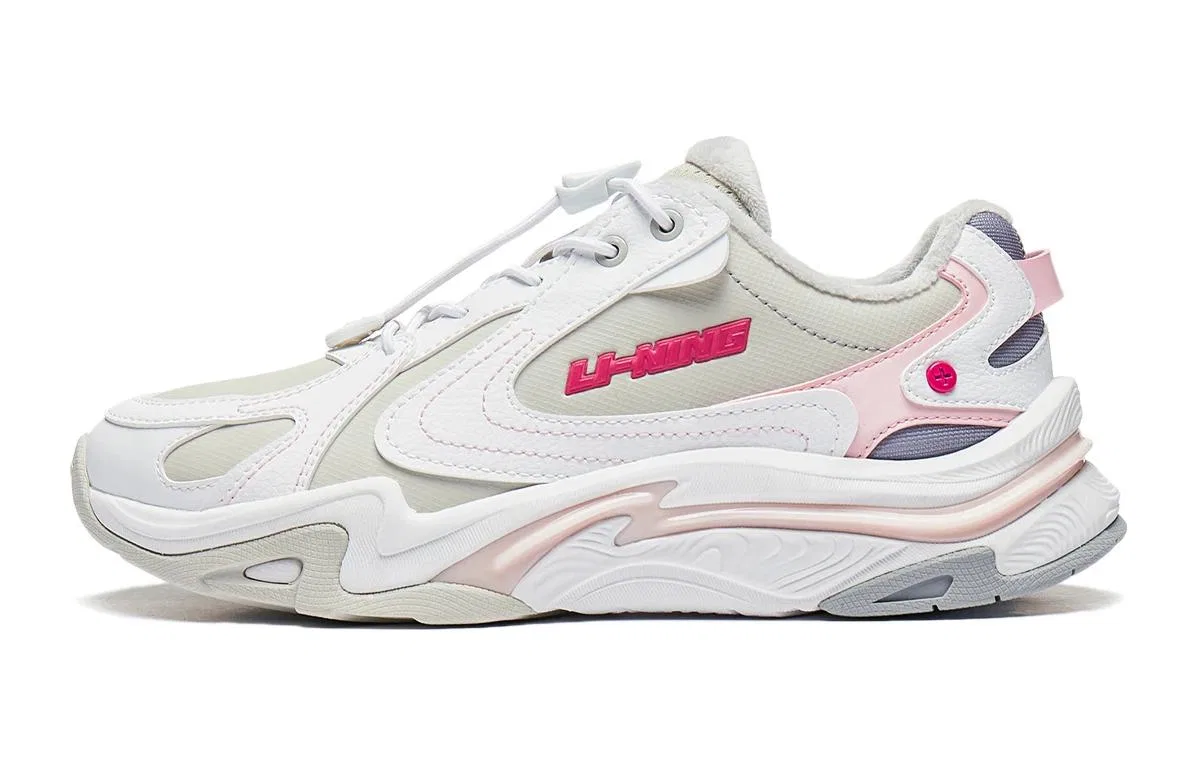 Кроссовки повседневные Yunchuan V2 Li-Ning YOUNG серо-белые
