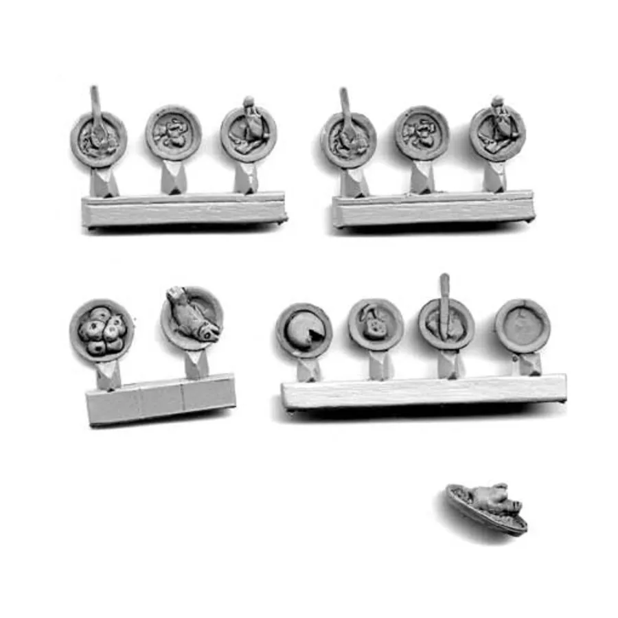 

Тарелки с едой, Historical Miniatures - Medieval - Accessories (28mm) (Mirliton SG)