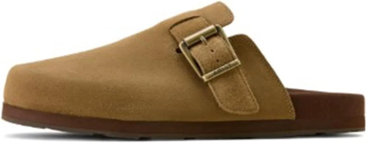 Мужские мюли ARIAT в деревенском стиле, Light Brown Suede — фото 3