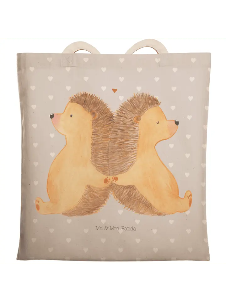 

Шоппер Mr. & Mrs. Panda, серый пастельный