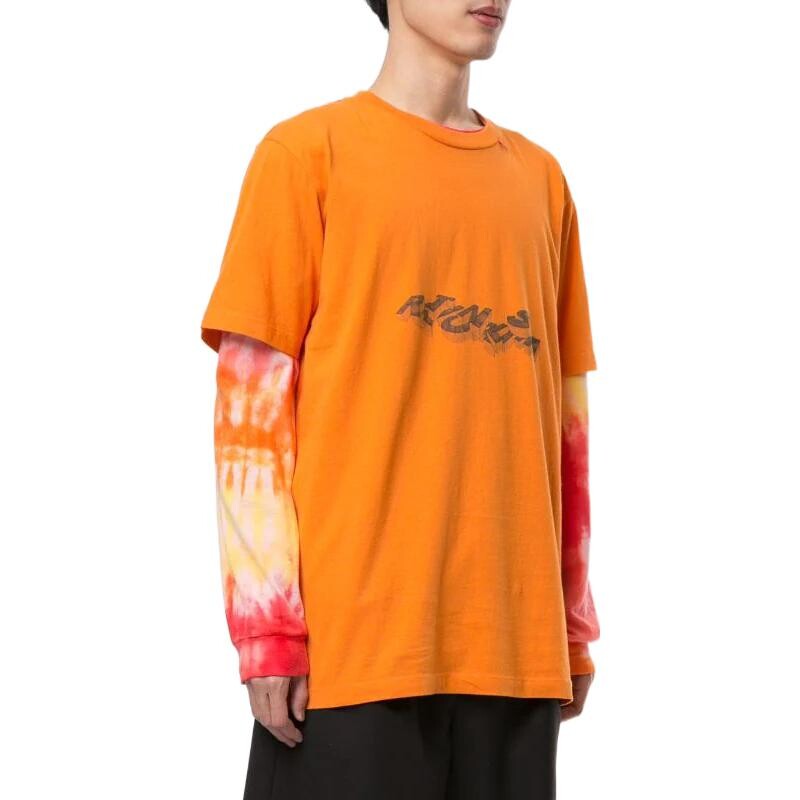 SS22 Футболка мужская оранжевая Off-White, оранжевый — фото 4
