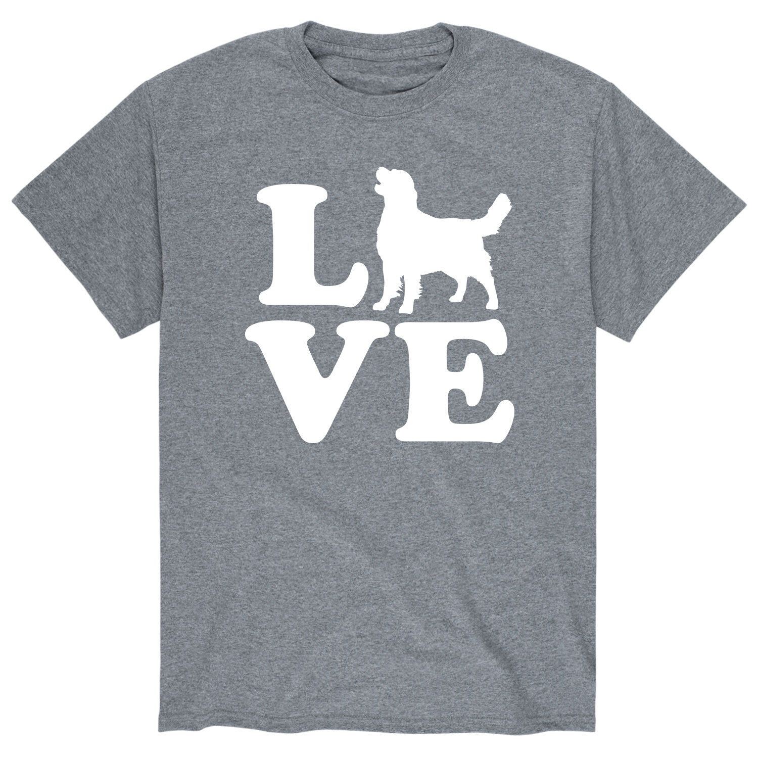 

Мужская футболка Love Golden Retriever Licensed Character