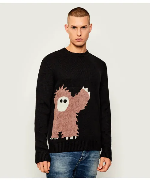 

Свитер Regular fit Ea7, черный