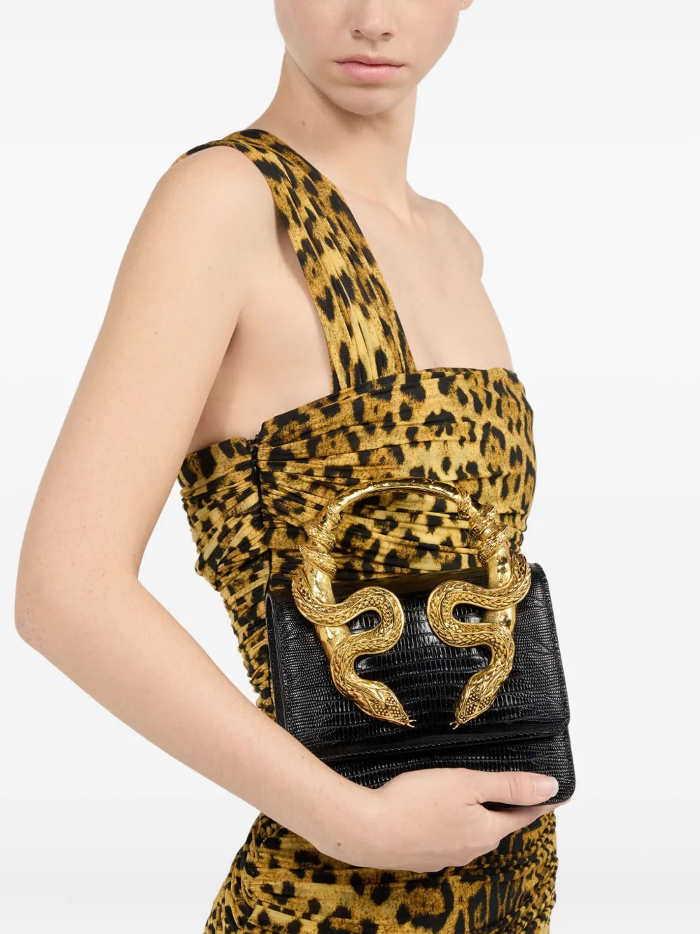 Декорированная сумка-тоут Roberto Cavalli, черный — фото 2