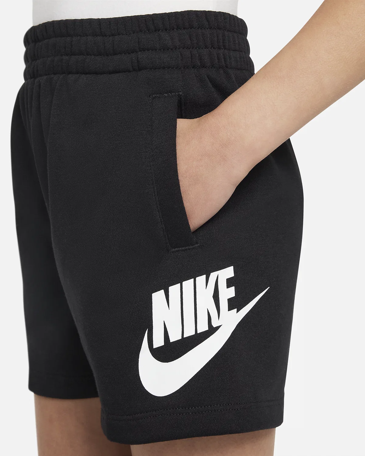 Детские шорты Nike Sportswear Club French Terry, Black — фото 4