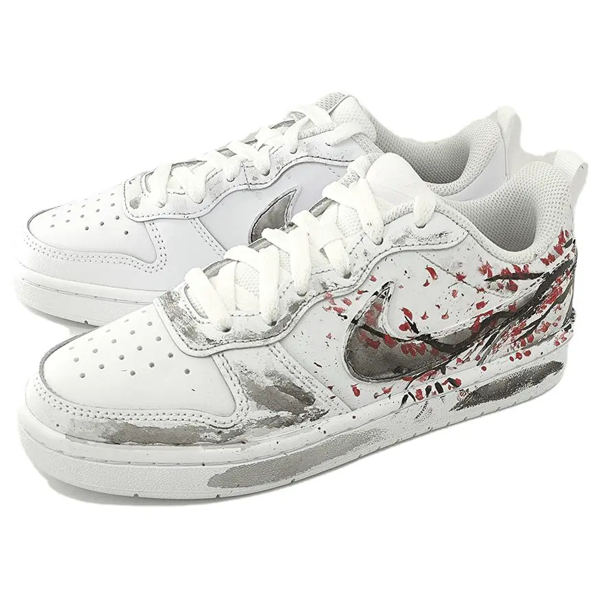 Court Borough Low 2 Low top Skateboard Shoes Kids' Nike, Trudging through Snow to Seek Plum Blossom — фото 3