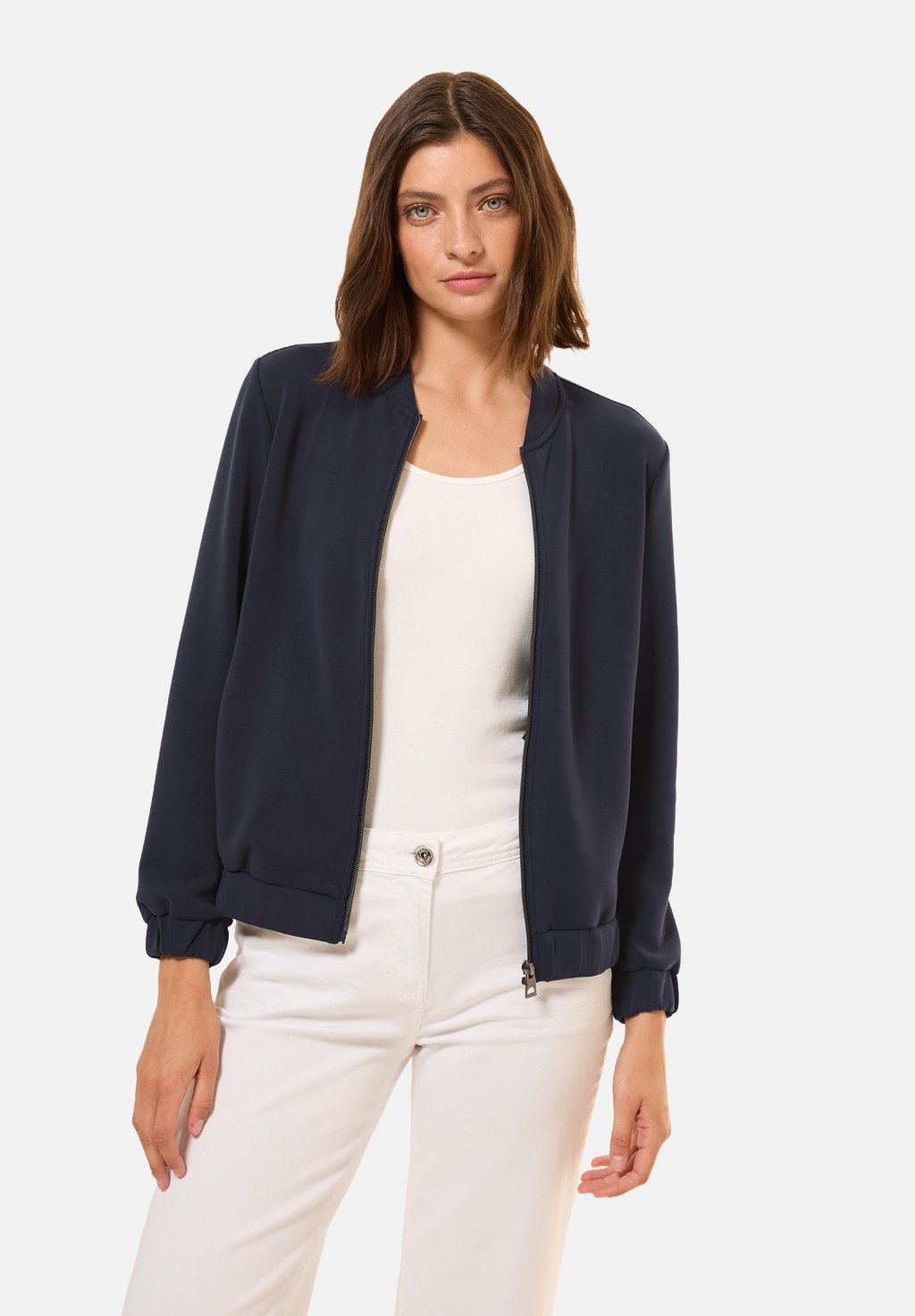 

Куртка-бомбер Zip-up sweatshirt Cecil, цвет Blau