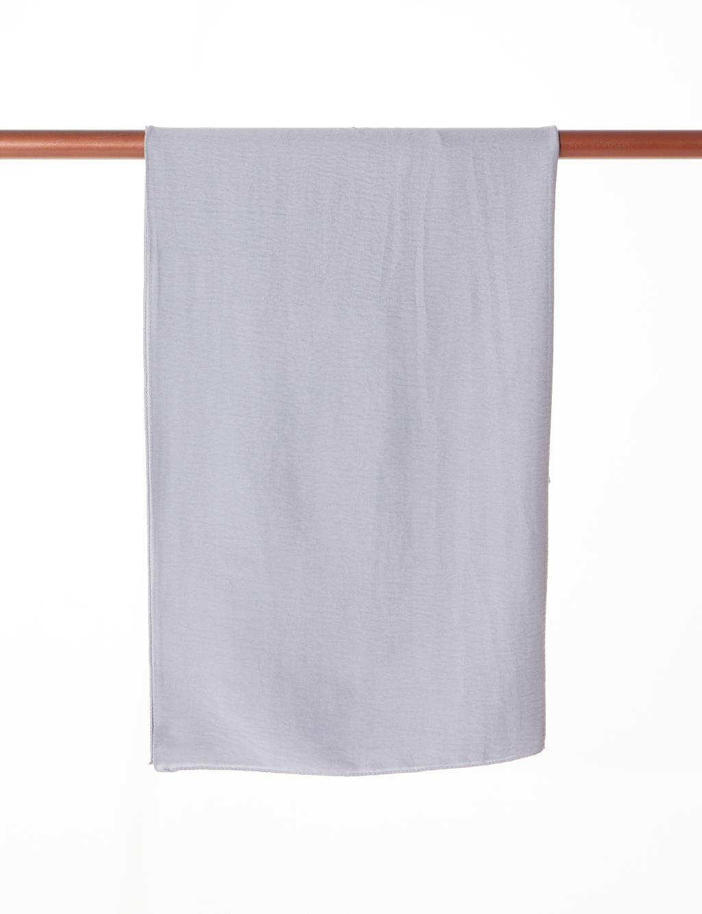 

Шаль BASIC Cotton Aerobin Серая Kayra