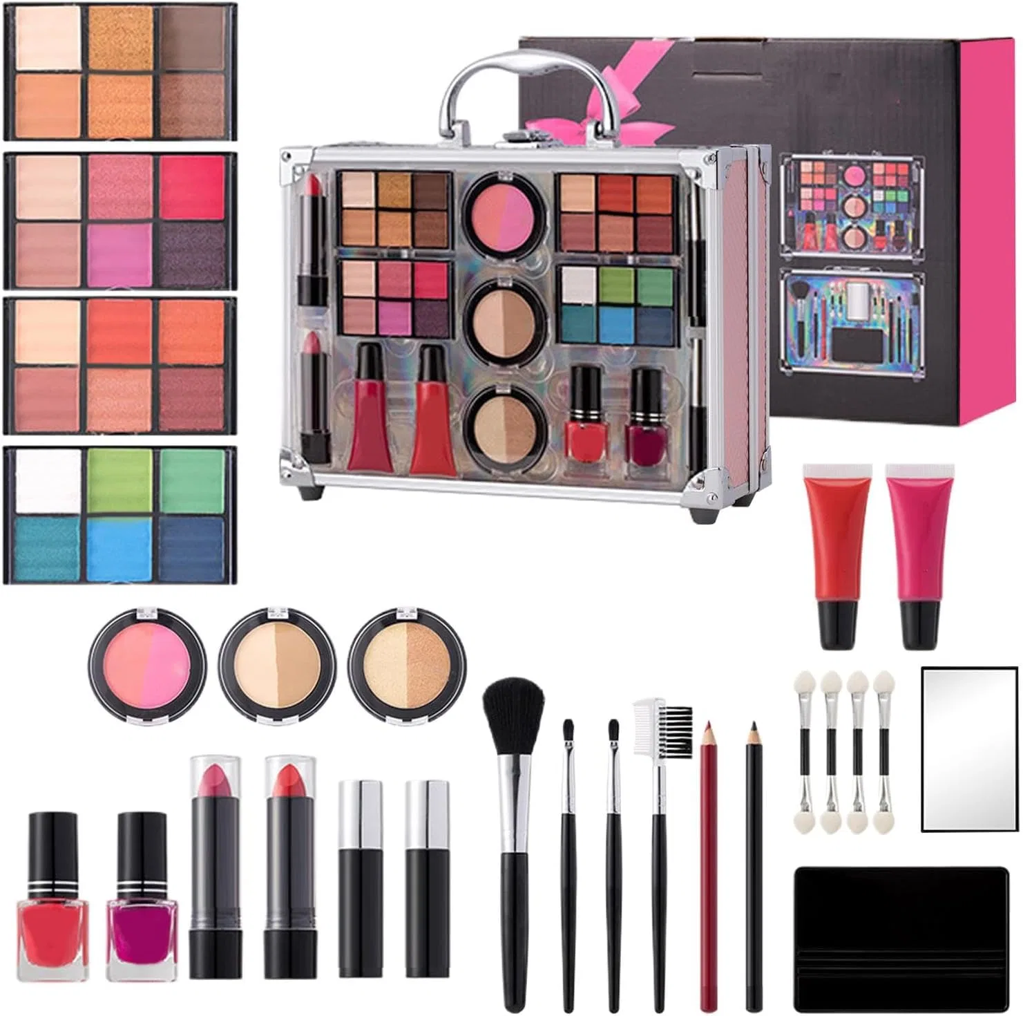 Набор макияжа Complete Makeup Kit матовый Sulxyi 59.5 г розовый