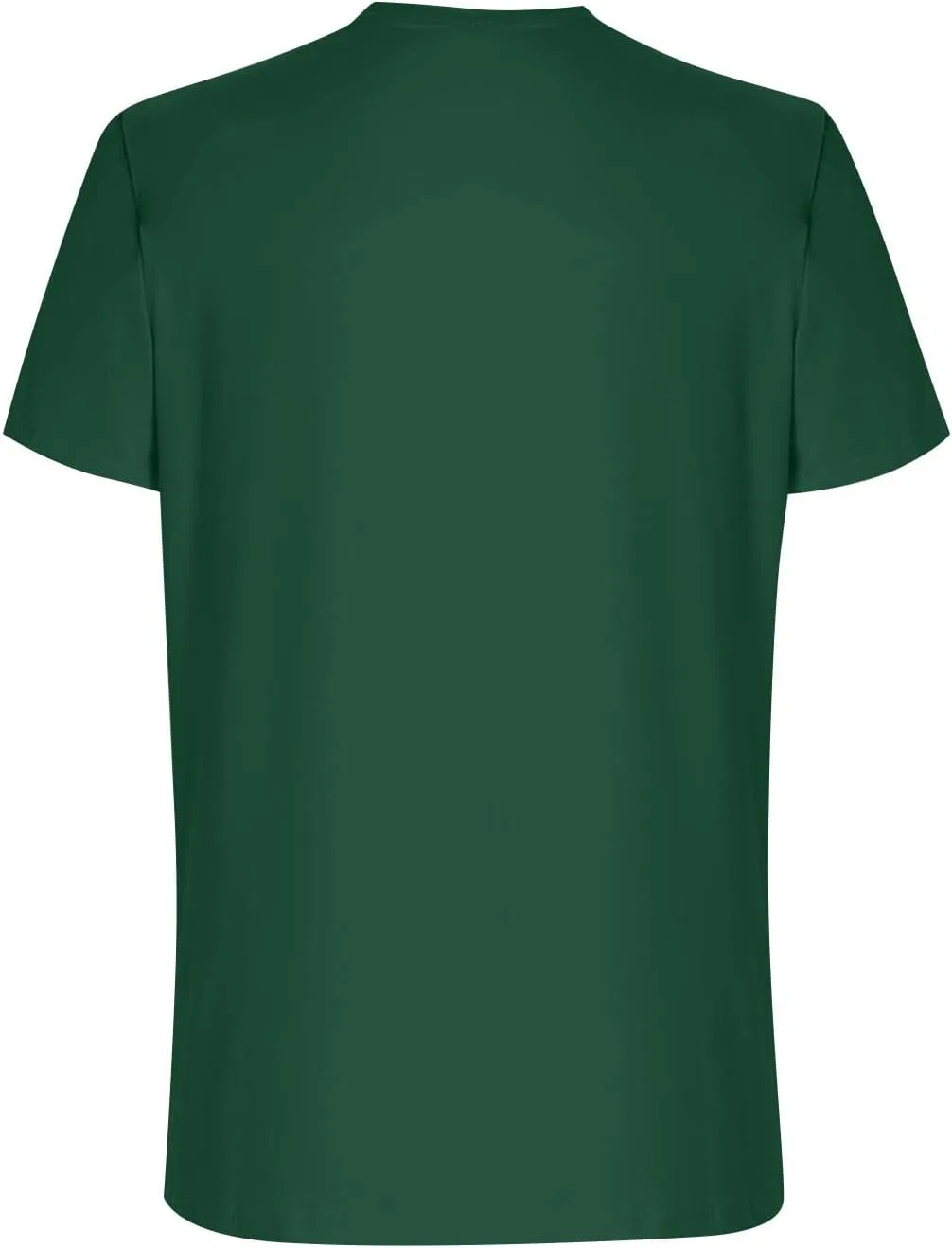 Мужская футболка с коротким рукавом, летняя, с графическим принтом, хлопок, Dark Green — фото 3