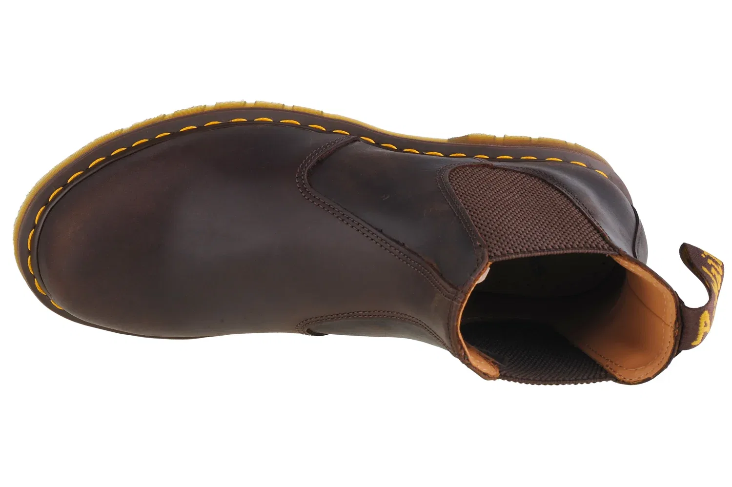 Челси ботинки из натуральной кожи, Dr. Martens, коричневый — фото 3