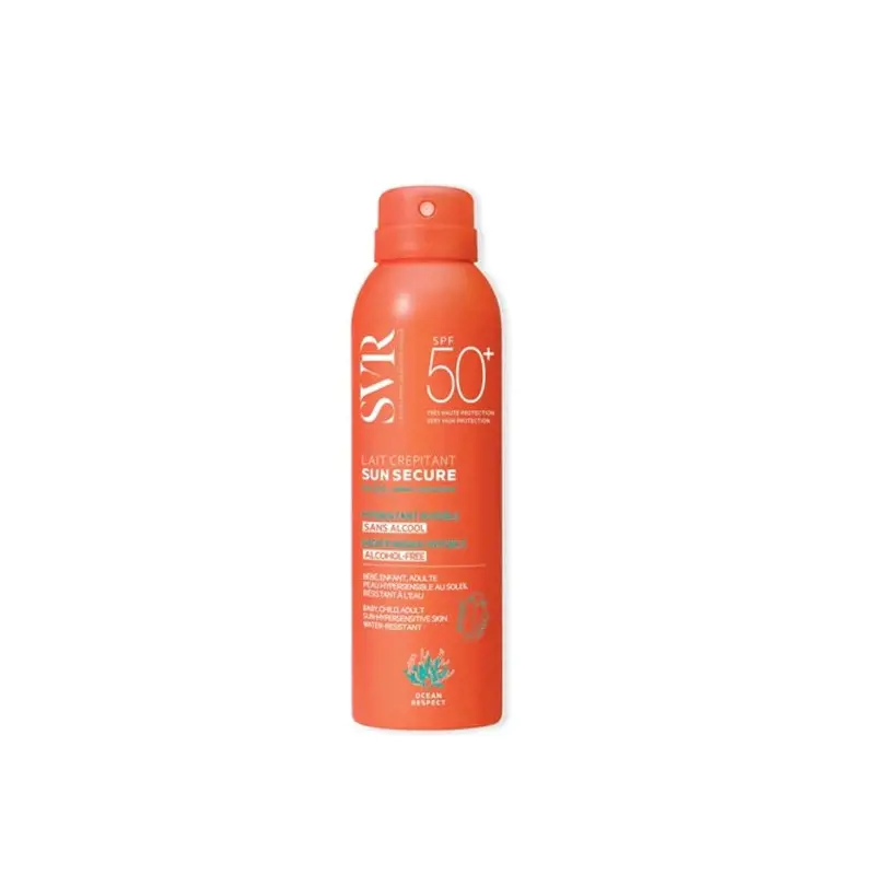 

Солнцезащитный крем Sun Secure Leche Solar Corporal Crepitante Spf50+ Svr Laboratoire Dermatologique, 200 мл