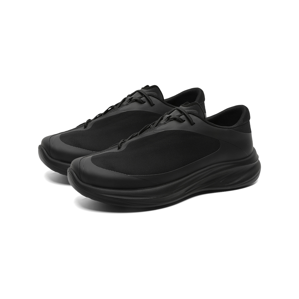 

MADALLO Амортизирующие износостойкие дышащие низкие повседневные кроссовки мужские - черные, цвет Black