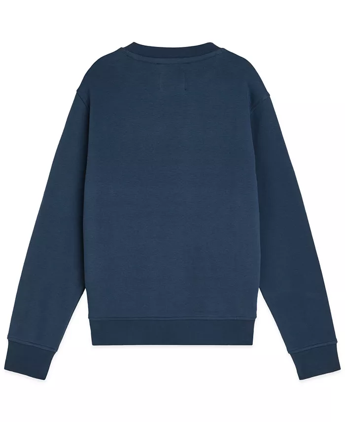 Графический свитшот для мальчиков 8-16 лет Scotch & Soda, синий — фото 2
