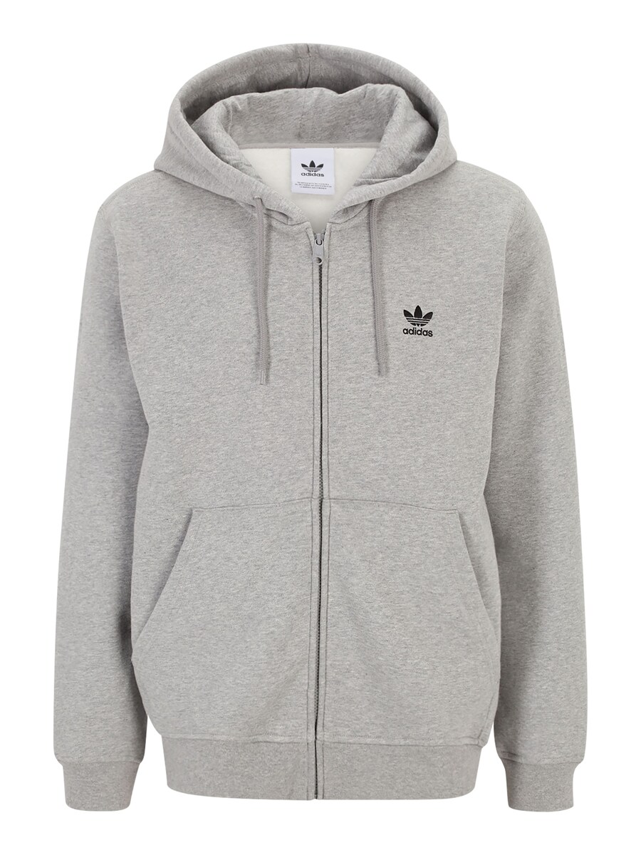 

Худи ADIDAS ORIGINALS Zip-Up Hoodie Essentials, цвет mottled grey