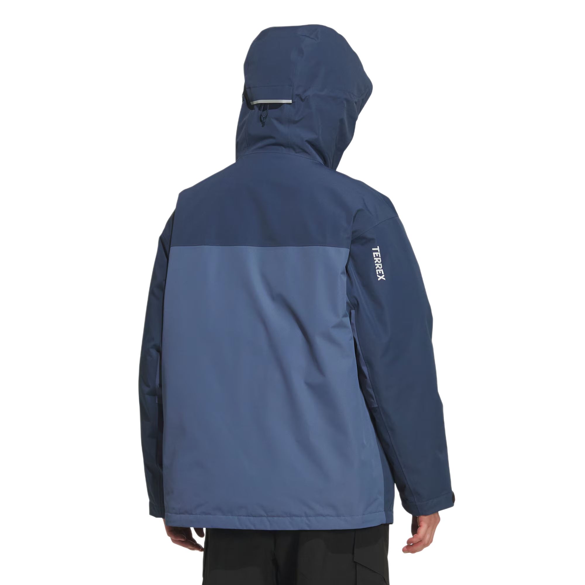 Терре FW25 водонепроницаемая, устойчивая к истиранию, термо ветровка куртка unisex Adidas, синий — фото 3