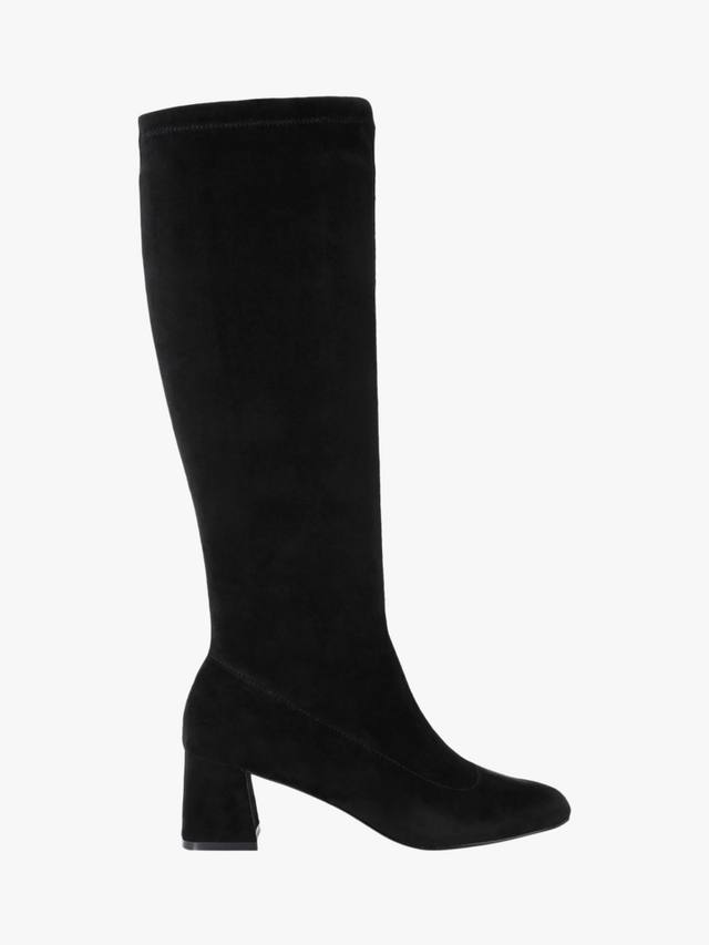 Сапоги на высоких ножках storm microsuede KG Kurt Geiger, черный