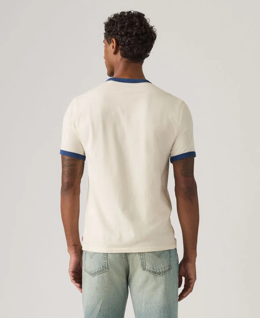 Мужская футболка Graphic Standard Ringer Tee Levi's, Egret — фото 2
