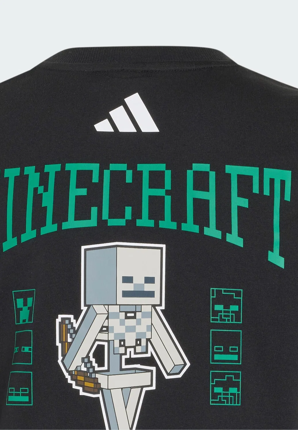 Спортивная футболка Adidas Sportswear Performance Shirt Adidas x Minecraft черного цвета — фото 4