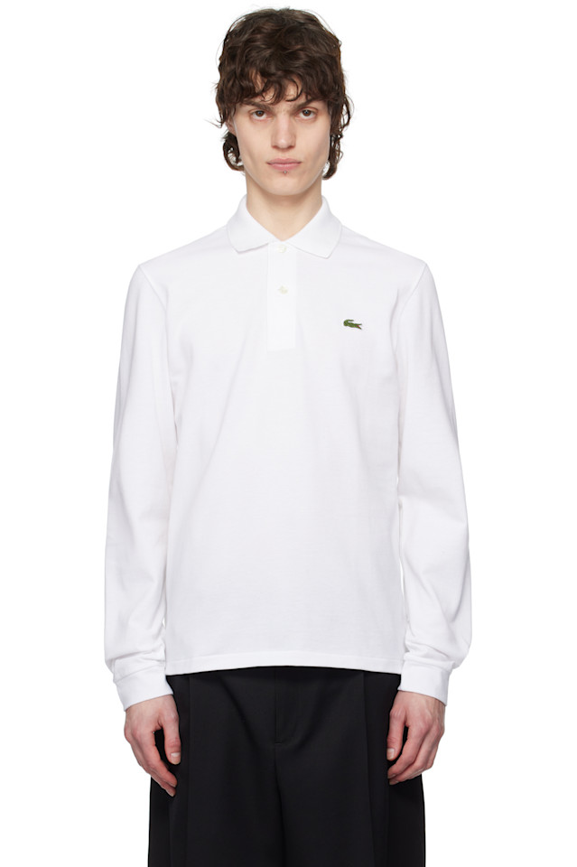 

Классическая длинная поло Lacoste, белый