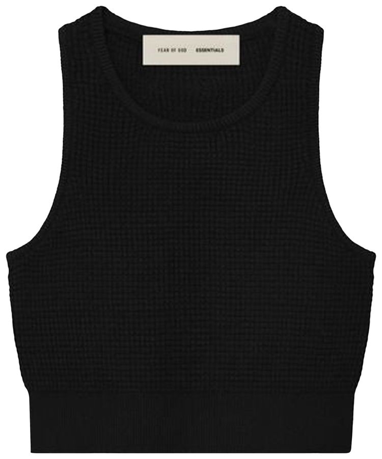 

Спортивная майка Fear of God Essentials Waffle Sport Tank, черный
