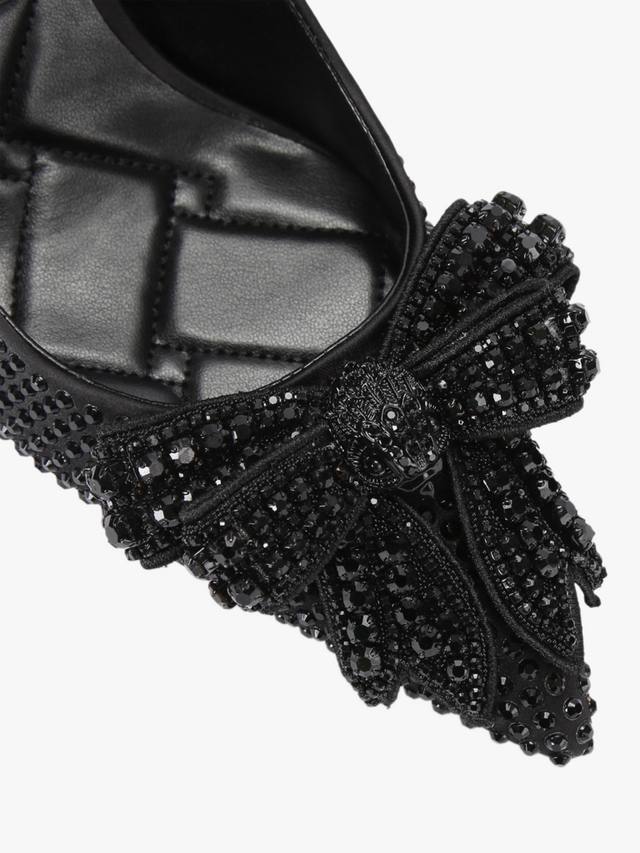 Туфли-лодочки из хрусталя belgravia Kurt Geiger London, черный — фото 4