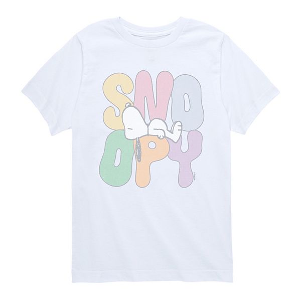 

Футболка с принтом Peanuts и Snoopy для мальчиков 8-20 Licensed Character, White