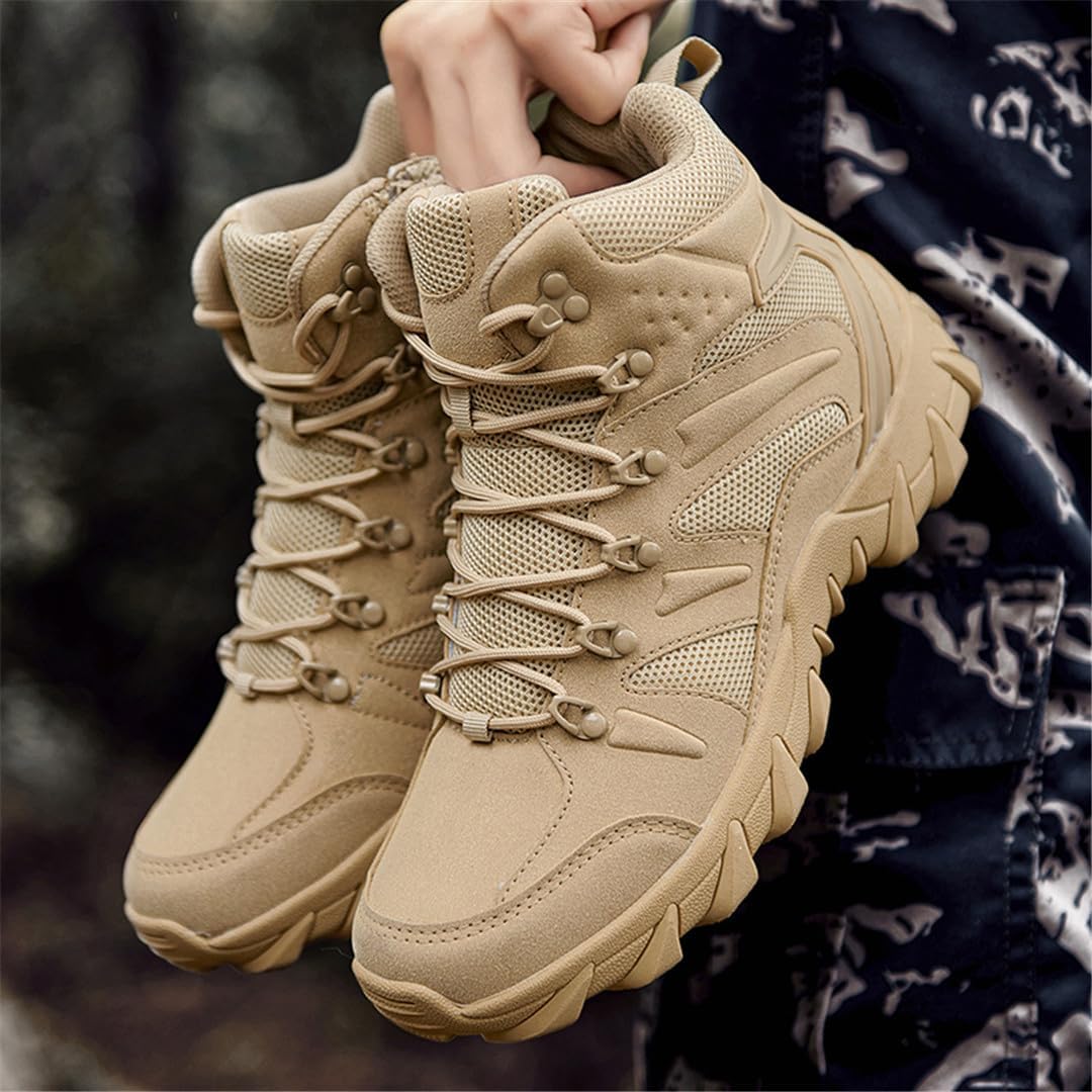 Мужские военные ботинки Suwequest, тактические армейские ботинки, рабочая и безопасная обувь, мотоциклетные ботинки, черный — фото 4
