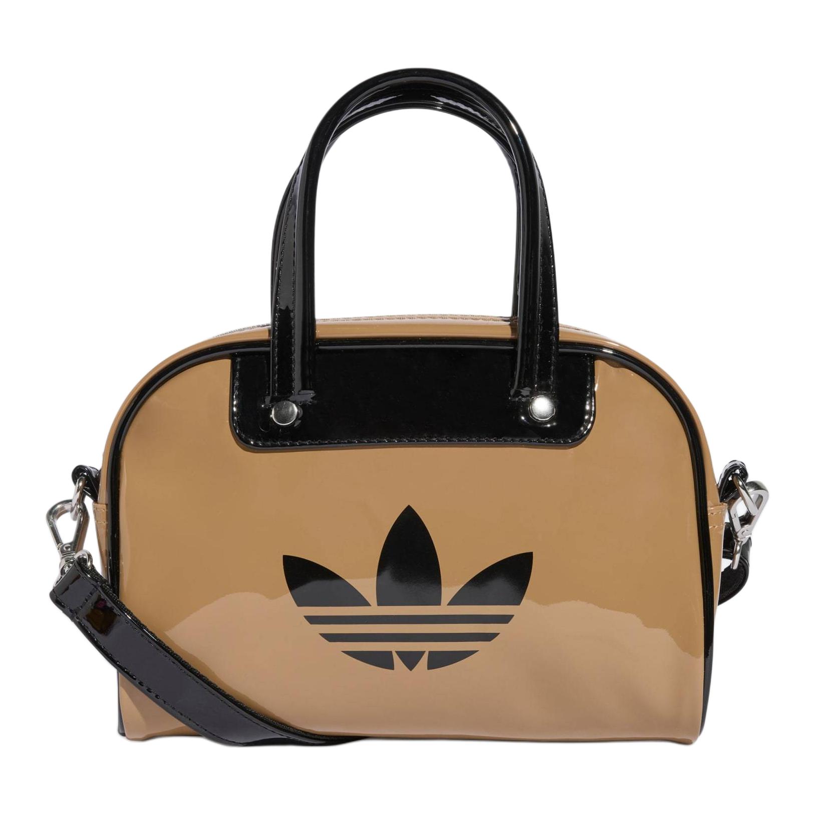 

Adidas Originals Сумка для боулинга ADICOLOR из полиуретана, наплечная сумка, мини-сумочка для женщин, коричневая