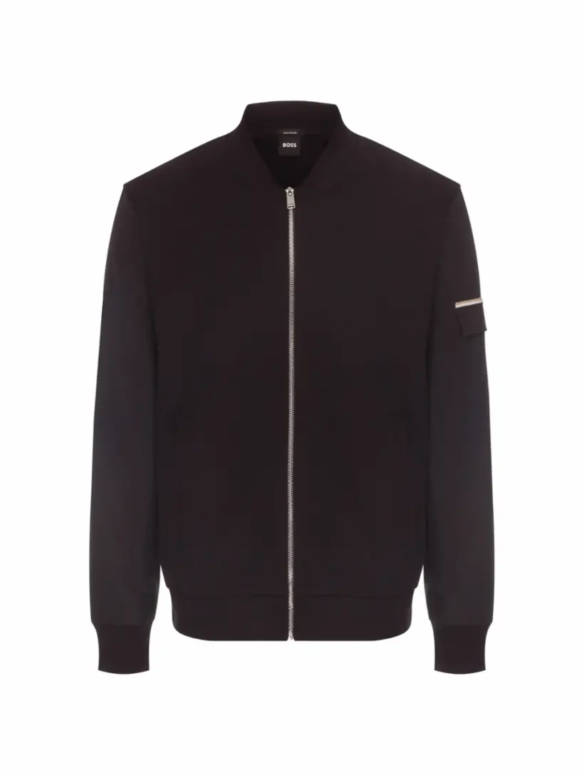 

Комбинированный бомбер BOSS, черный