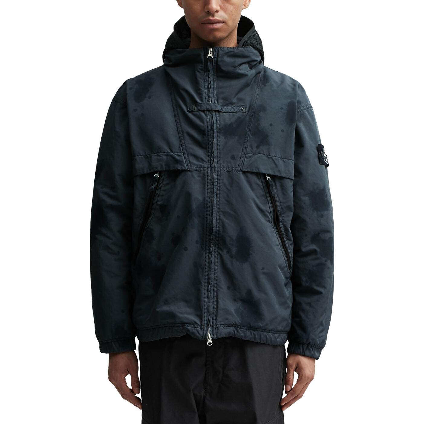Пуховик унисекс дымчато-серый Stone Island, серый — фото 3