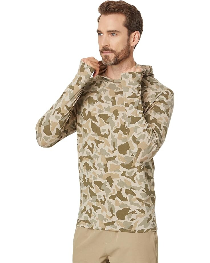 

Худи Free Fly Bamboo Shade Hoodie, цвет Barrier Island Camo